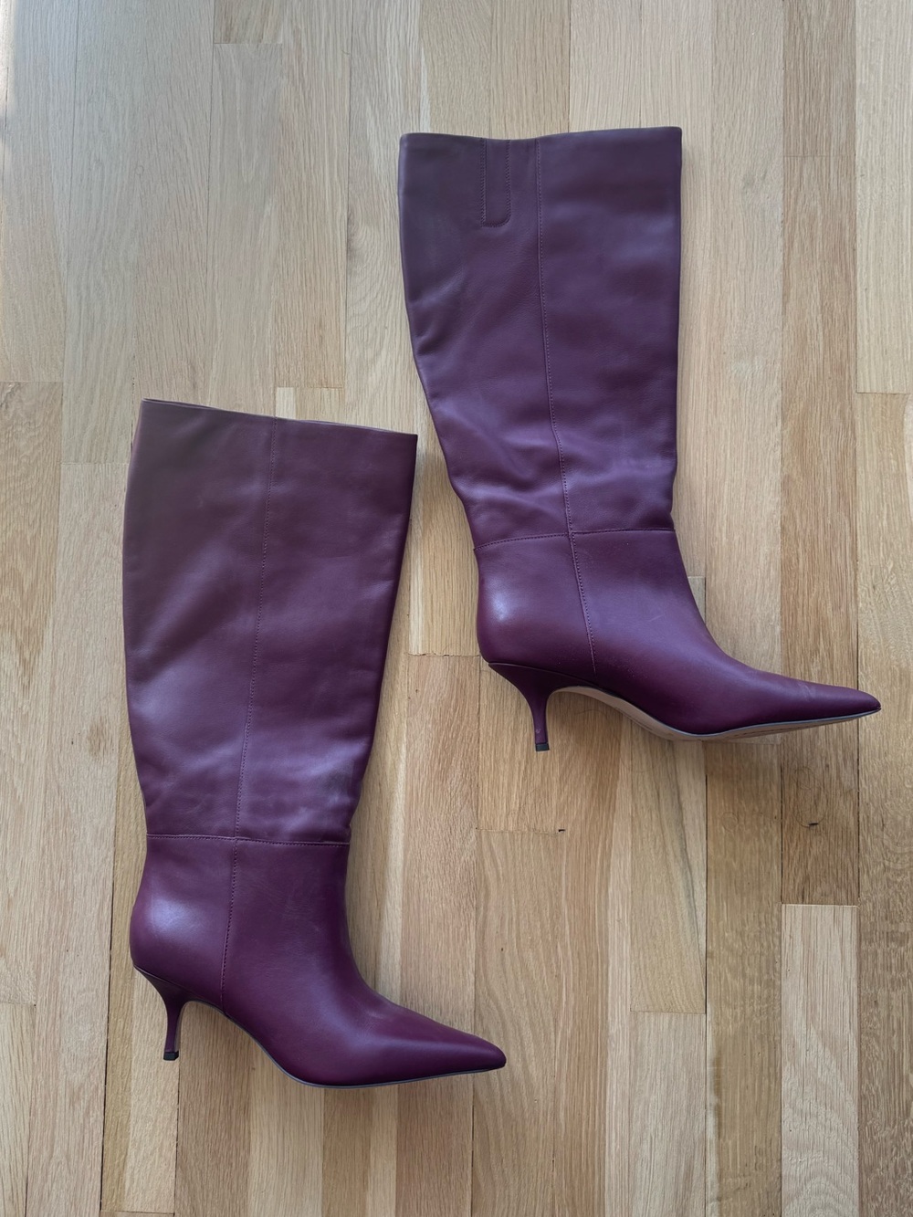 Vince Camuto Tansie Wide Calf Boots  in Purple Wineberry Plum Color 💜  | US 10